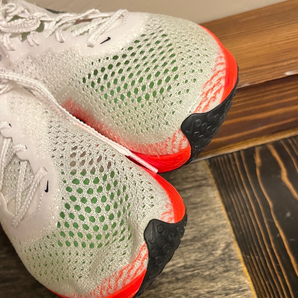 Nike Women's ZoomX Vaporfly 3 Running White/Bright Crimson - Picture 14 of 16